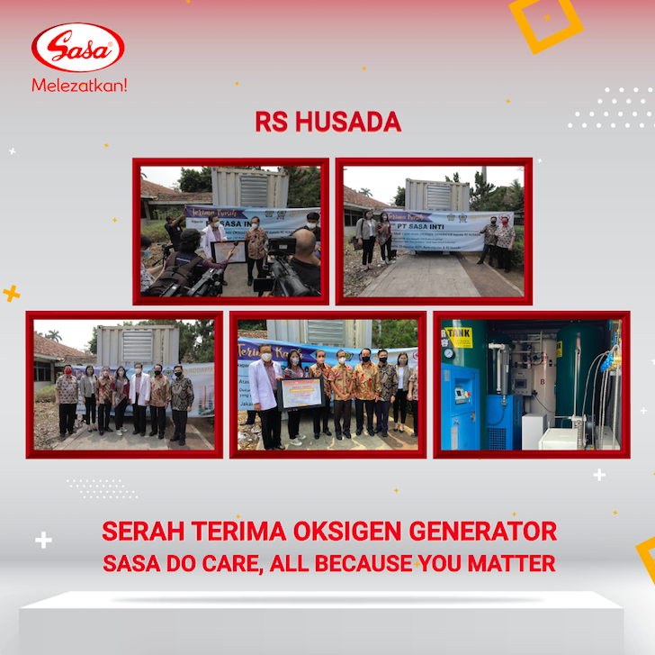 penyerahan generator oksigen rs husada