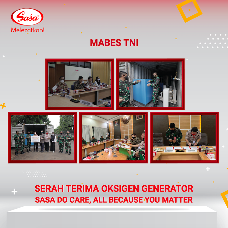 penyerahan generator oksigen mabes tni
