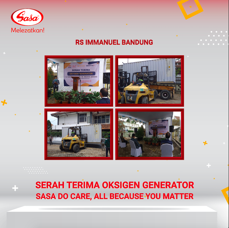 serah terima oksigen generator rs immanuel bandung
