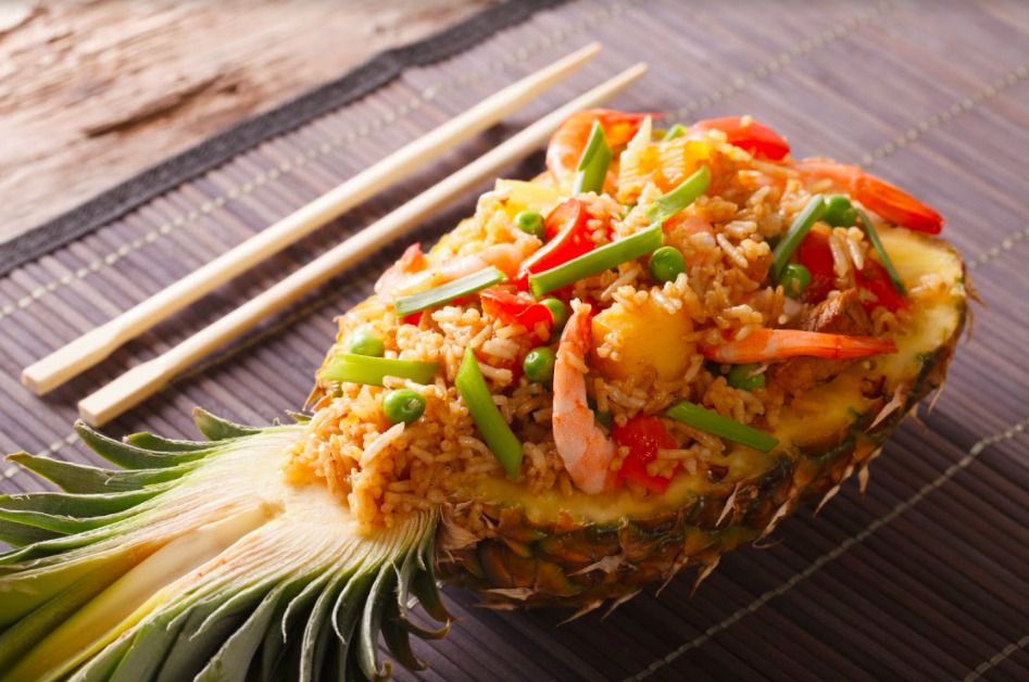 resep nasi goreng nanas seafood barbeque
