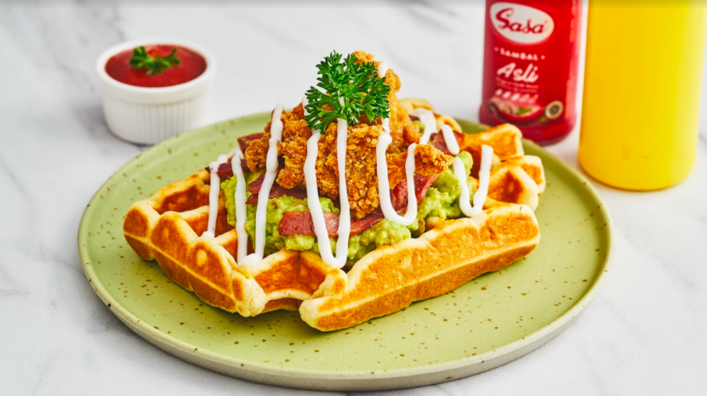 Mexican Chicken Waffle