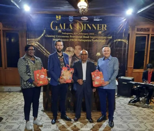 Gala Dinner, Closing Ceremony Provincial Road Improvement and Maintenance (PRIM)  Kabupaten Probolinggo