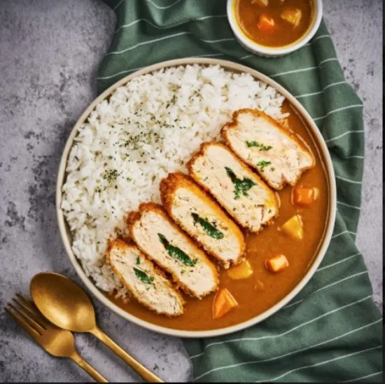 resep chicken kiev katsu curry